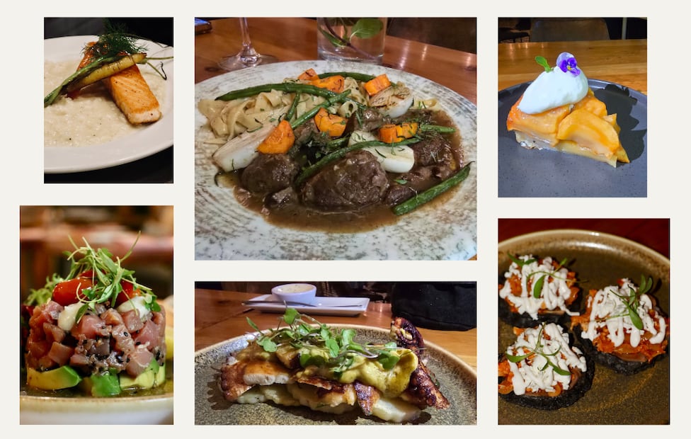 Desde la pesca del día hasta cortes y pastas artesanales, la propuesta de Milo's Bistro destaca por la frescura de sus ingredientes. Fotos: cortesía de Milo's Bistro y Marisol Toriz / EL UNIVERSAL.
