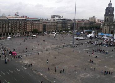 Arriban campesinos al Zócalo de la CDMX