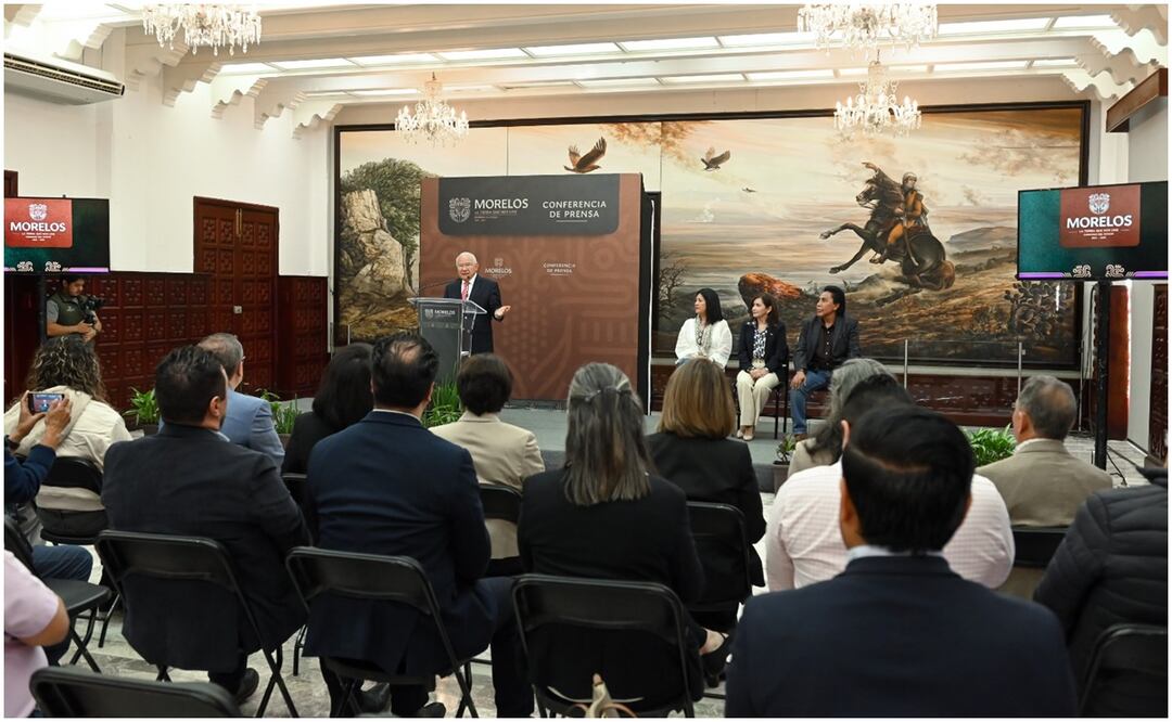 El Gobierno de Morelos gestiona recursos extraordinarios para pagar aguinaldos a trabajadores de la Universidad Autónoma del Estado de Morelos (UAEM) (26/12/2024). Foto: Especial