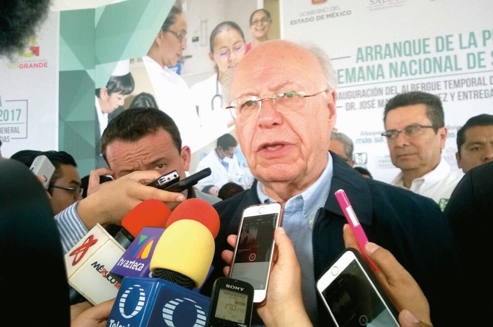 El titular de la Ssa, José Narro, dijo que se han aplicado 28 millones de vacunas contra la influenza, de los 32 millones que faltan. (JUAN BARRERA. EL UNIVERSAL)