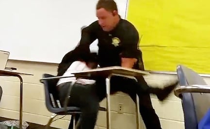 Alumna agredida por policía en EU resultó herida