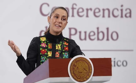 Una mañanera sin preguntas ni respuestas; Sheinbaum corta mañanera sin dar la palabra a los reporteros