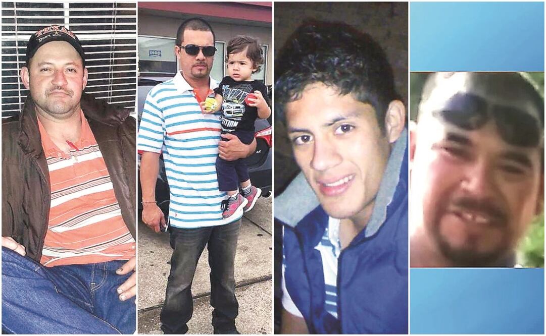 Benito Juárez Cavazos, de Nuevo León, fue arrastrado por el agua; Benjamín Vizueth, de 31 años, radicaba en Houston; Yahir Vizueth, de 25 años, era originario de Hidalgo; Gustavo Rodríguez, de 40 años, murió electrocutado. FOTOS: Facebook y Especial