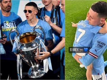 Jugador del Manchester City “bautiza” a su hijo como “Elwey”, apodo que le fue puesto desde México