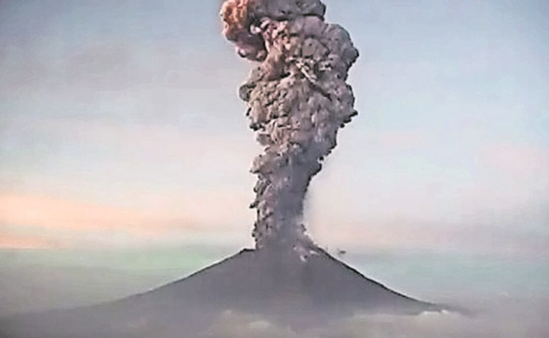 Volcán Popocatépetl. Foto: Archivo/EL UNIVERSAL
