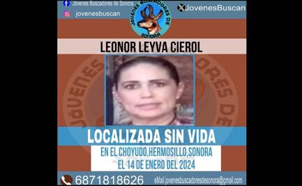 "Nada que celebrar"; en pleno 8M, localizan el cuerpo de Leonor en fosa clandestina de Sonora