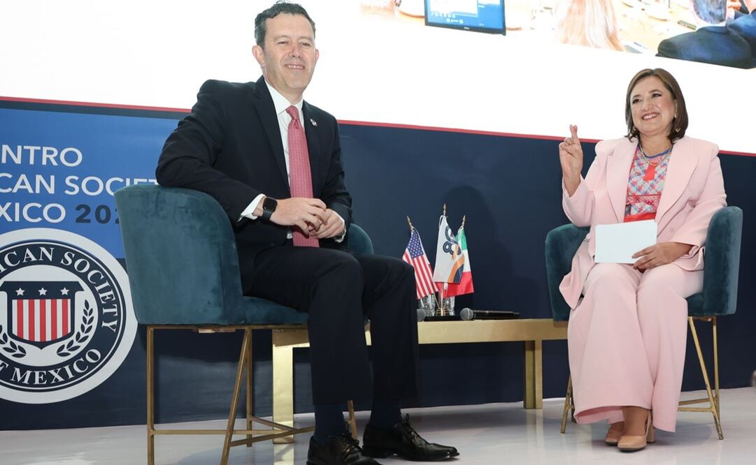 Xóchitl Gálvez se reunió con la American Society. Foto: Berenice Fregoso / EL UNIVERSAL