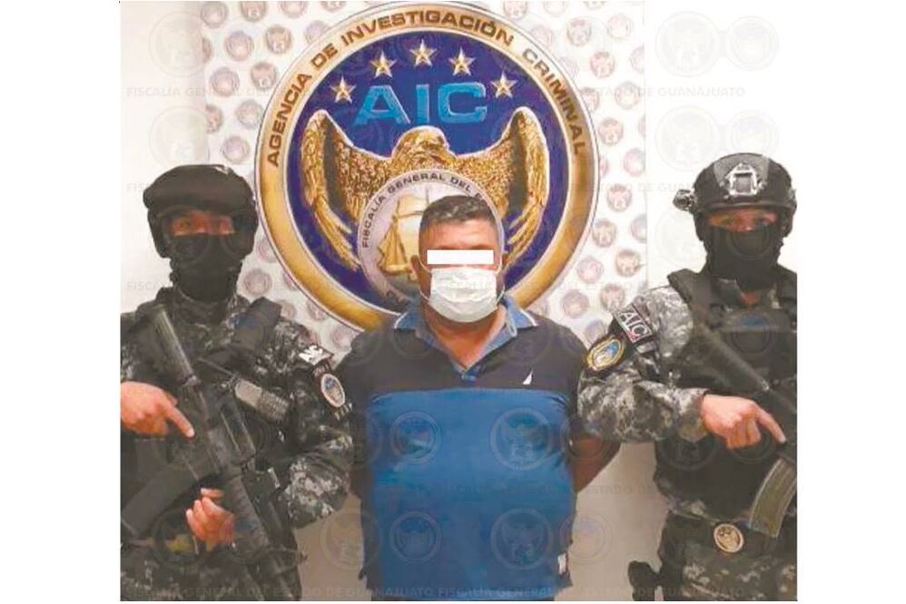 El presunto sucesor de El Marro fue detenido el miércoles en el fraccionamiento Galaxias del Parque, de Celaya. Foto: ESPECIAL