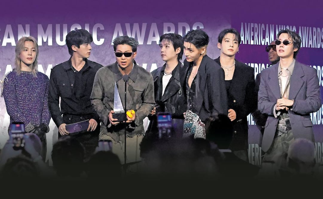 BTS también se llevó el premio a Canción del Verano gracias a su éxito mundial “SWIM ”. Foto: AFP