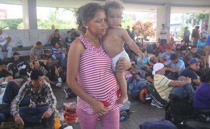 "Harta de vivir en la pobreza e inseguridad", dice migrante hondureña