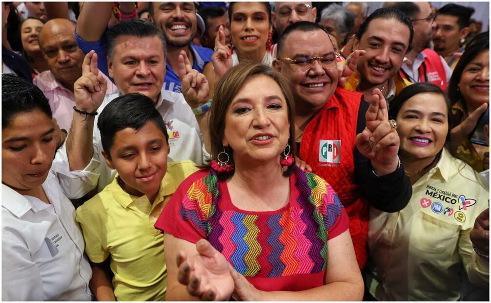 Xóchitl Gálvez, candidata a la presidencia por el PAN-PRI y PRD. Foto: Fernanda Rojas/EL UNIVERSAL