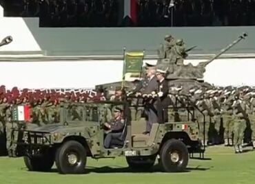 Salutación a las Fuerzas Armadas, la primera actividad de AMLO