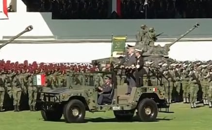 Salutación a las Fuerzas Armadas, la primera actividad de AMLO