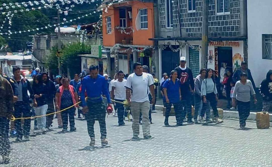 Un hombre robó reliquias católicas al interior de una iglesia en la alcaldía Cuajimalpa, los pobladores lo descubrieron e intentaron lincharlo. Foto: Especial