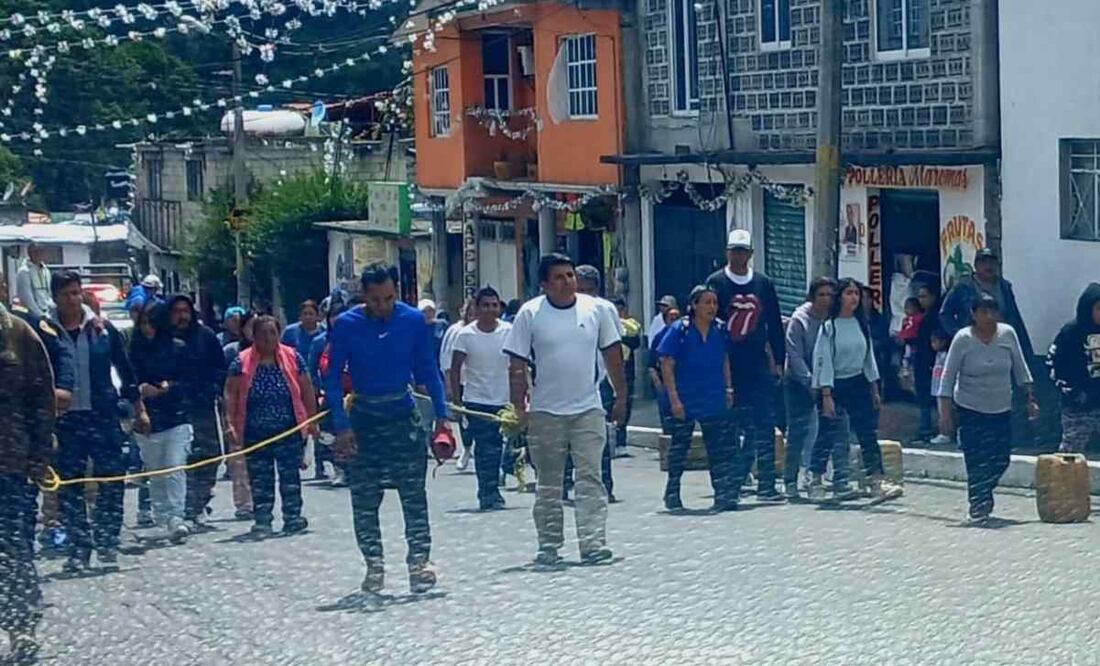 Un hombre robó reliquias católicas al interior de una iglesia en la alcaldía Cuajimalpa, los pobladores lo descubrieron e intentaron lincharlo. Foto: Especial