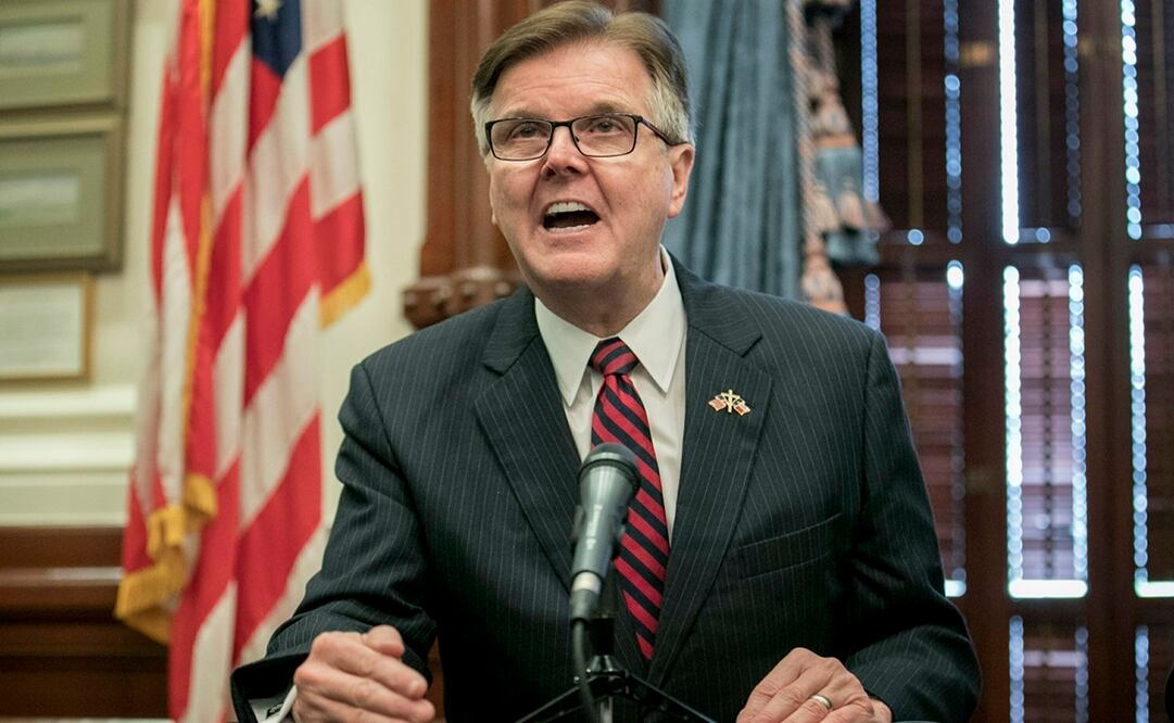 Dan Patrick, vicegobernador de Texas. Foto: AP