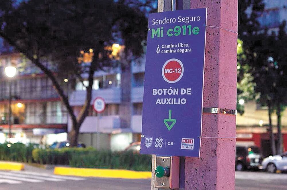 La instalación de Senderos Seguros forma parte del Plan de Acciones Inmediatas de Atención a la violencia de género. Foto/ESPECIAL