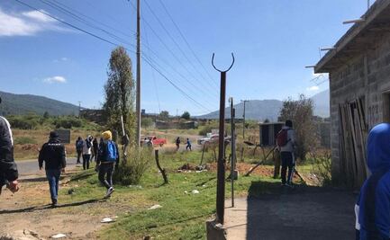 Policías de Nahuatzen disparan en contra de presuntos normalistas en Turícuaro, Michoacán