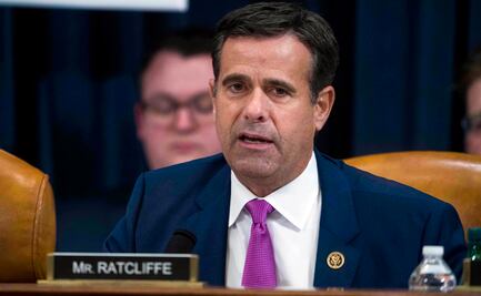 Trump anuncia a John Ratcliffe como director de la CIA; "será un luchador valiente por los derechos constitucionales", dice