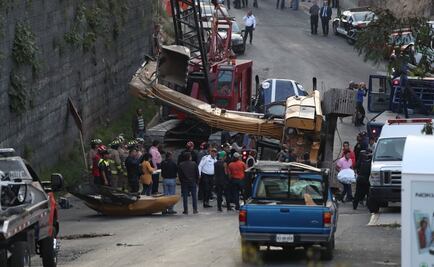 Entérate. Lista de heridos por caída de excavadora en Interlomas