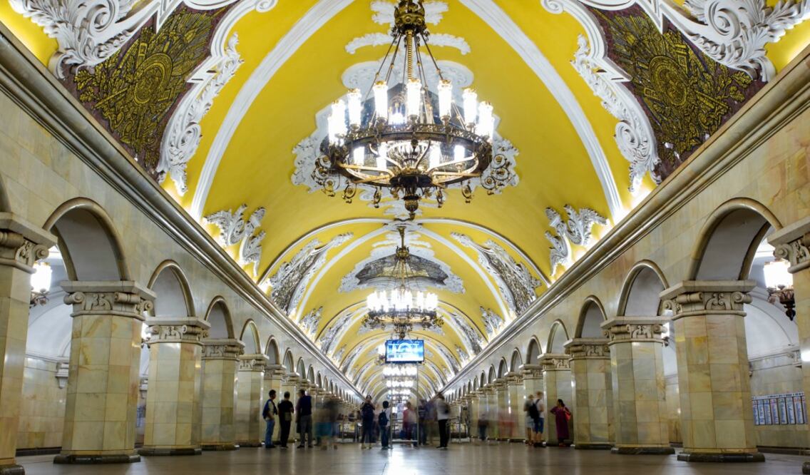 La red del Metro tiene 197 estaciones y 44 son consideradas Patrimonio Cultural de Moscú. (Foto: Istock)