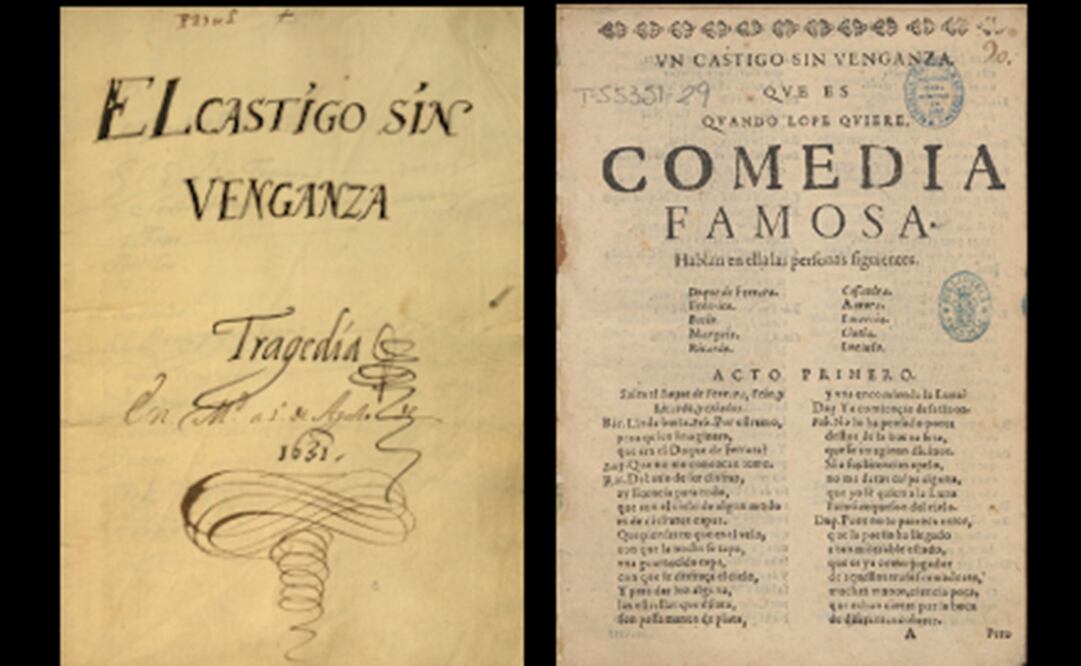 Foto: Izquierda, imagen de la Boston Public Library (BPL). Derecha, imagen de la Biblioteca Nacional de España (BNE).