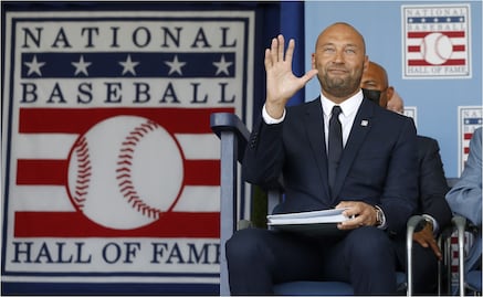 Derek Jeter es inmortalizado en Cooperstown