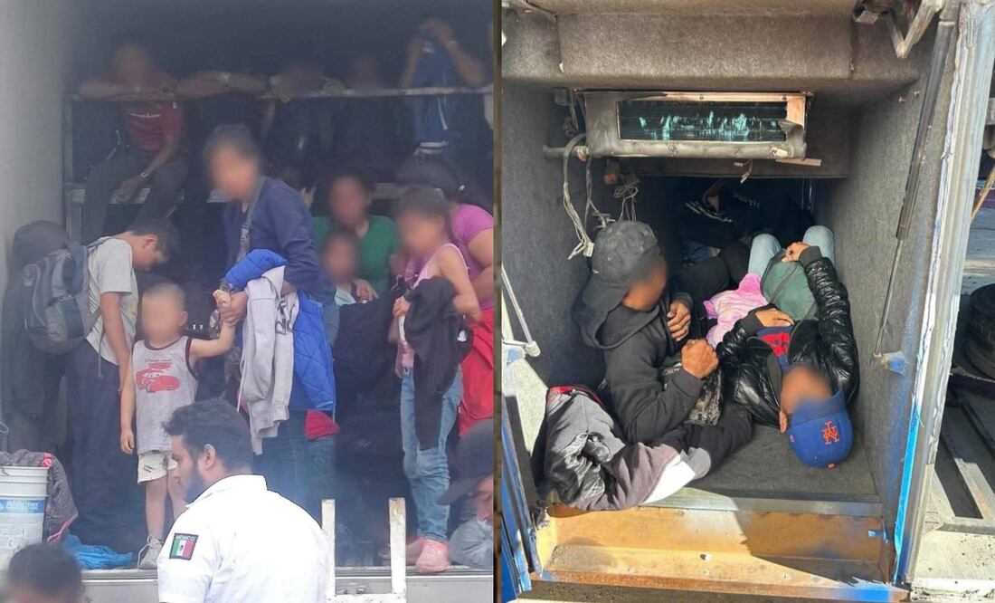 Aumentan aseguramientos de migrantes en trailers en Ciudad Juárez. Foto: Especial
