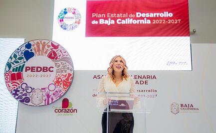 Gobernadora de Baja California presenta Plan Estatal de Desarrollo 2022-2027
