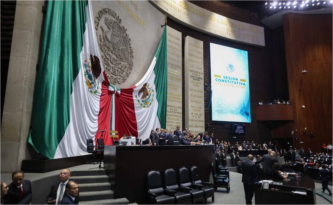 Cámara de Diputados de México. Foto: EL UNIVERSAL