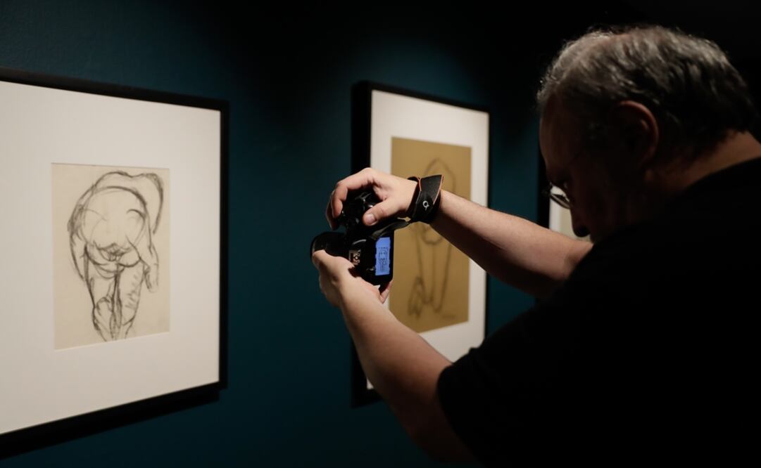 Recorrido por la exposición "Orozco y los teules" en el Museo de Arte Carrillo Gil. Foto: Iván Stephens / EL UNIVERSAL