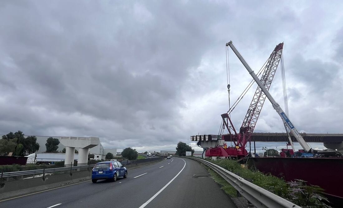 La obra a cargo de la Secretaría de Infraestructura, Comunicaciones y Transportes (SICT), se desarrollará durante esos diez días con horario 10:00 de la noche hasta las 06:00 de la mañana. Foto: Arturo Contreras/EL UNIVERSAL
