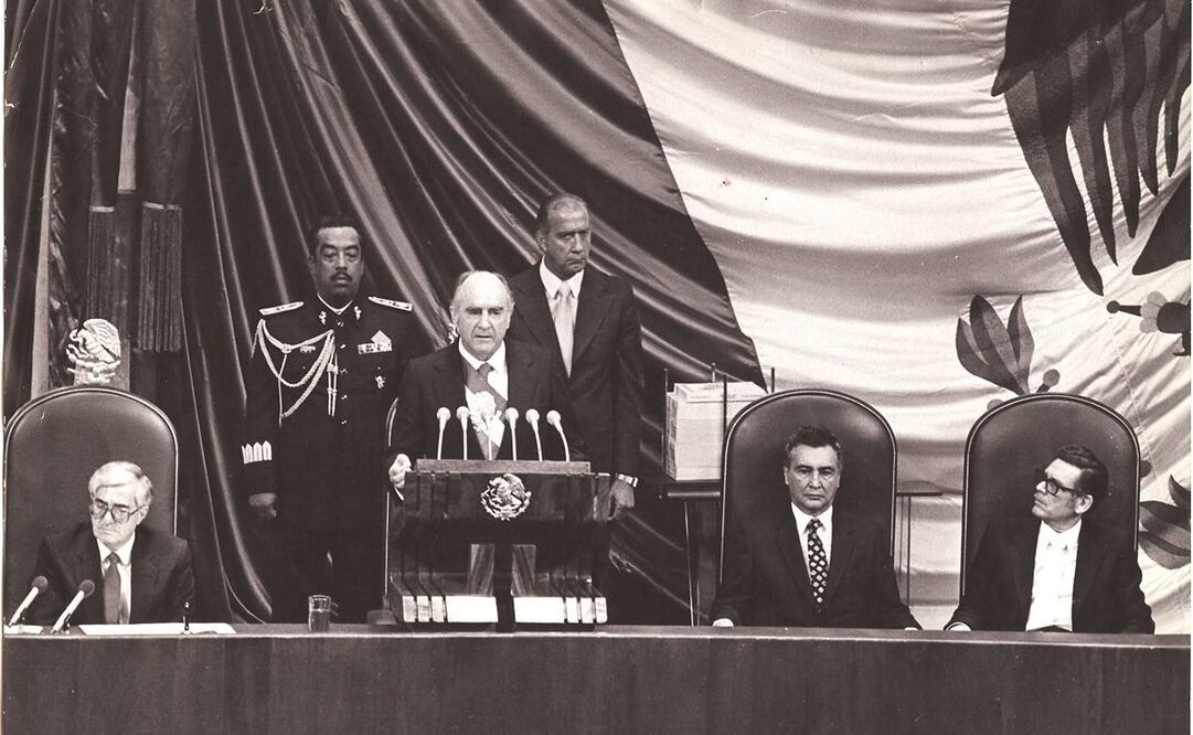 "Defenderé al peso como un perro"; se cumplen 30 años de nacionalización de la banca en México. Foto: EL UNIVERSAL