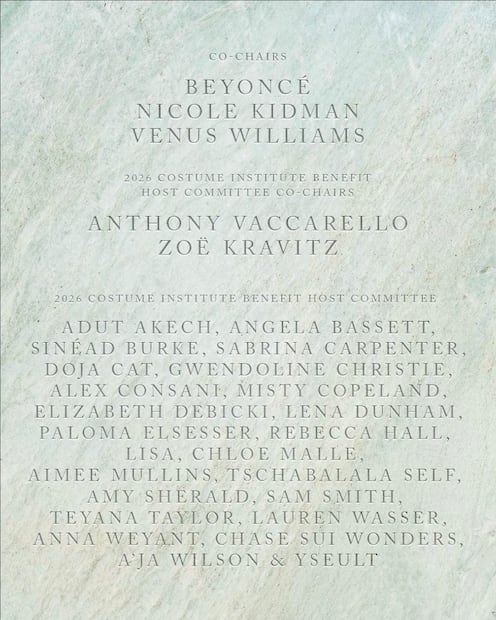 Este año, la Met Gala convierte el cuerpo en lienzo y la moda en arte. Foto: The Met