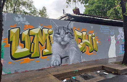 Pintan murales contra el maltrato animal en Azcapotzalco