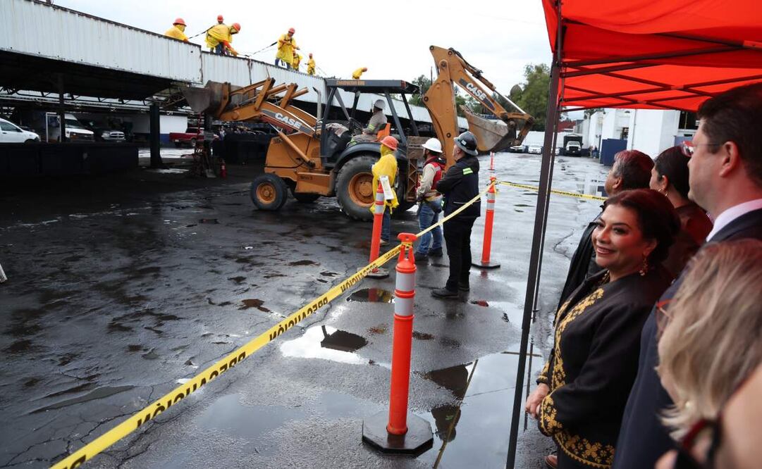 Brugada arranca trabajos para la construcción del Hospital de la Policía en CDMX.
Foto: Especial.