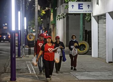 Da seguridad iluminación en calzada de Tlalpan