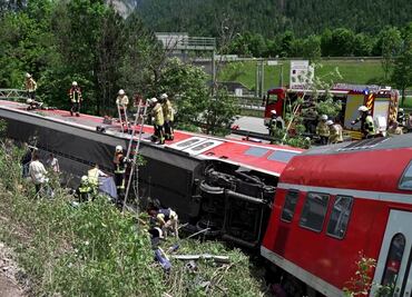Sube a 5 muertos y 44 heridos balance del accidente de tren en Alemania
