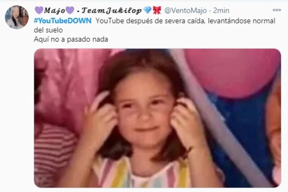 No era el módem... caída de YouTube deja corajes y memes