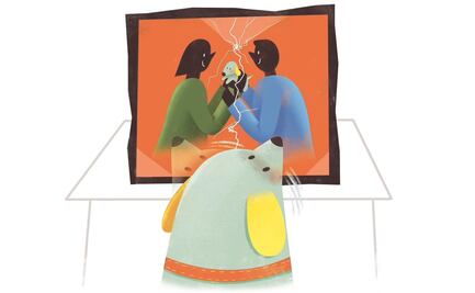 Y el perro ¿con quién se queda?