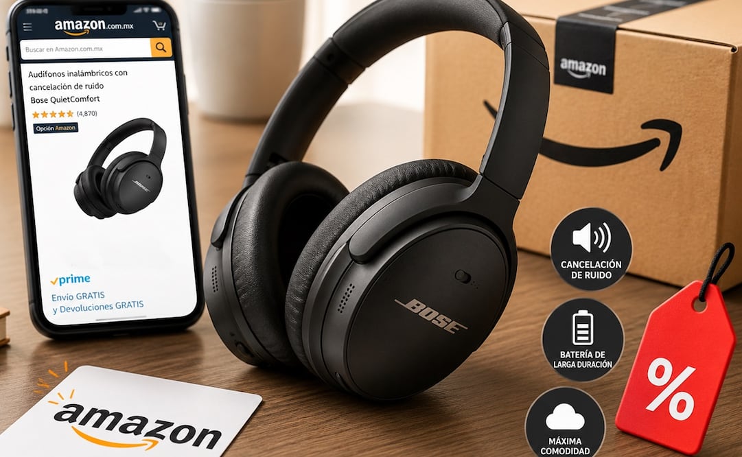 Gracias a su calidad de sonido, cancelación de ruido avanzada y comodidad para usarlos durante horas, este modelo se ha convertido en una de las opciones favoritas entre los usuarios. Foto: IA