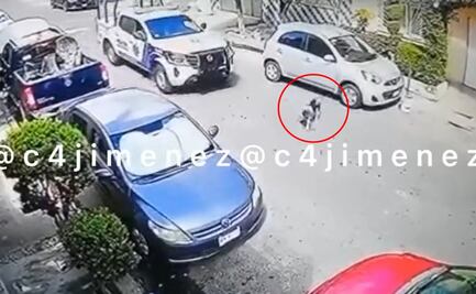 VIDEO. Perrito es atropellado por policía municipal de Neza; analizan sanciones