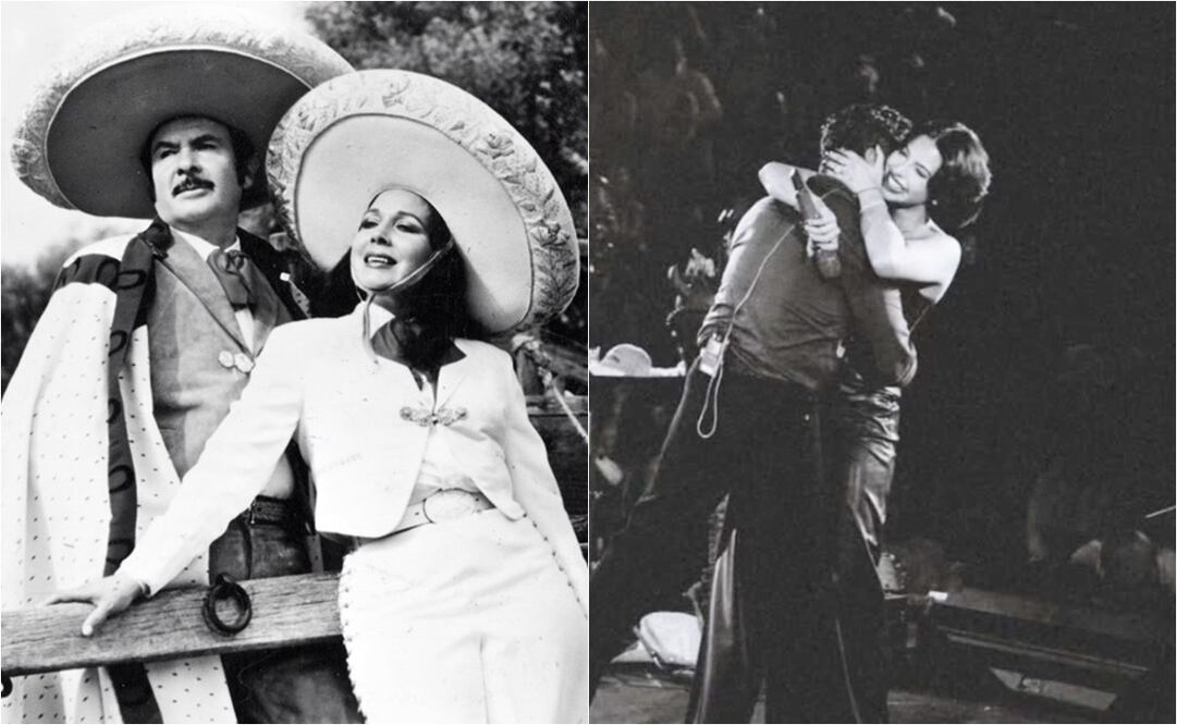 Antonio Aguilar y Flor Silvestre / Christian Nodal y Ángela Aguilar.
Fotos: EL UNIVERSAL, archivo e Instagram