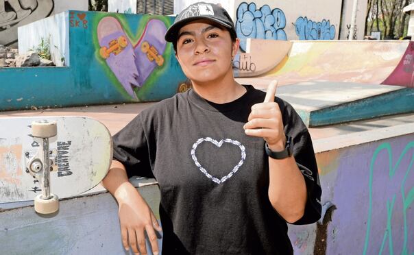 Entrevista con Itzel Granados una skate mexicana a seguir, ha competido nacional e internacionalmente. Foto: Carlos Mejía / EL UNIVERSAL