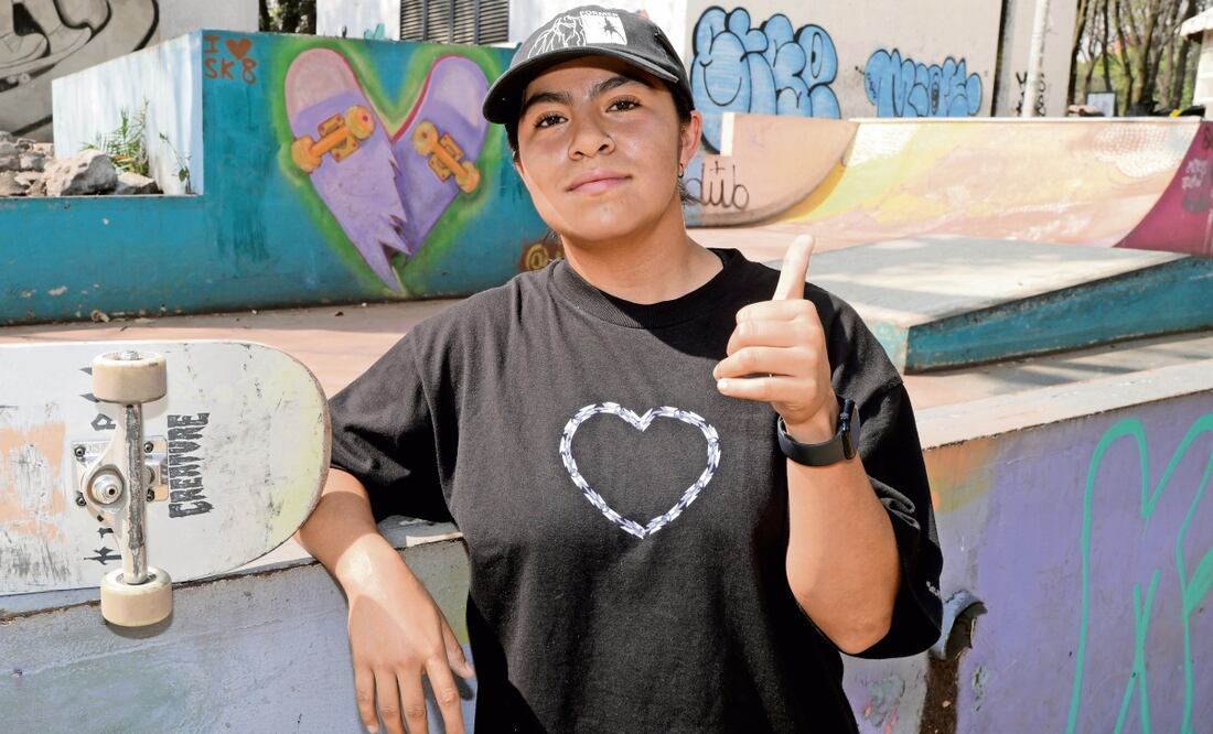 Entrevista con Itzel Granados una skate mexicana a seguir, ha competido nacional e internacionalmente. Foto: Carlos Mejía / EL UNIVERSAL