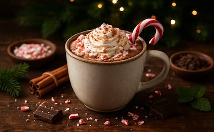 Receta: Prepara chocolate caliente con menta