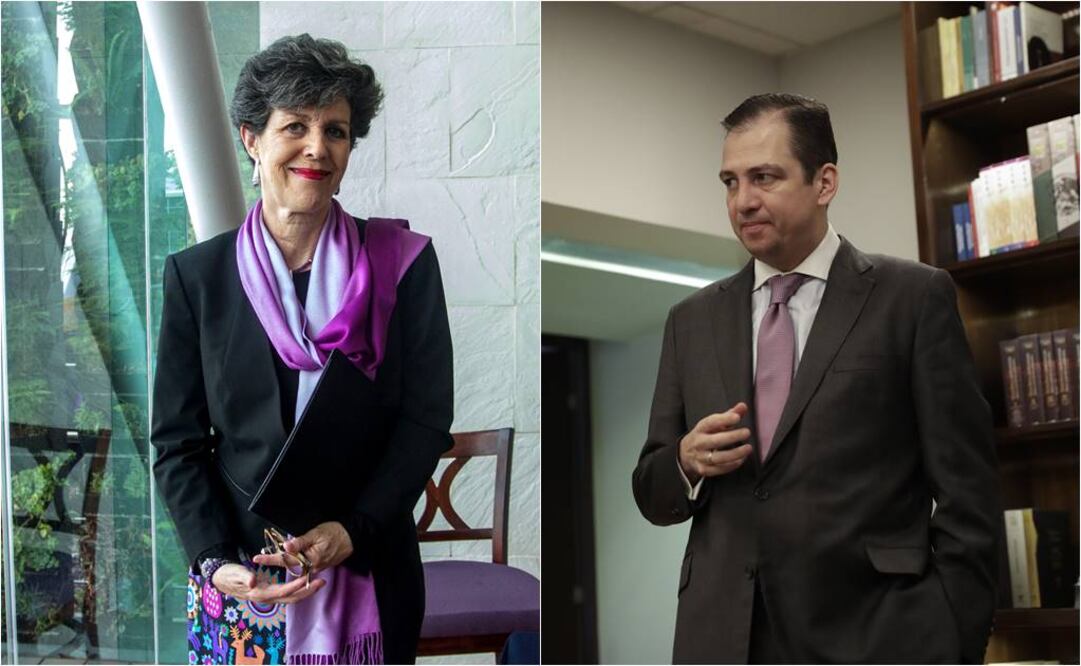 La presidenta del Tribunal Electoral del Poder Judicial de la Federación, Janine Otálora, y el magistrado José Luis Vargas. Foto: Especial