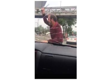 PGJ indaga caso de hombre captado rompiendo parabrisas en video de 2018