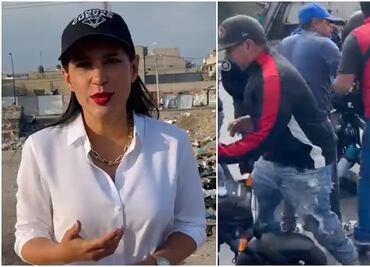 Sandra Cuevas denuncia agresiones en la Centra de Abastos de Iztapala durante su recorrido por la CDMX