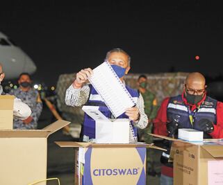 Llegan los primeros ventiladores de China